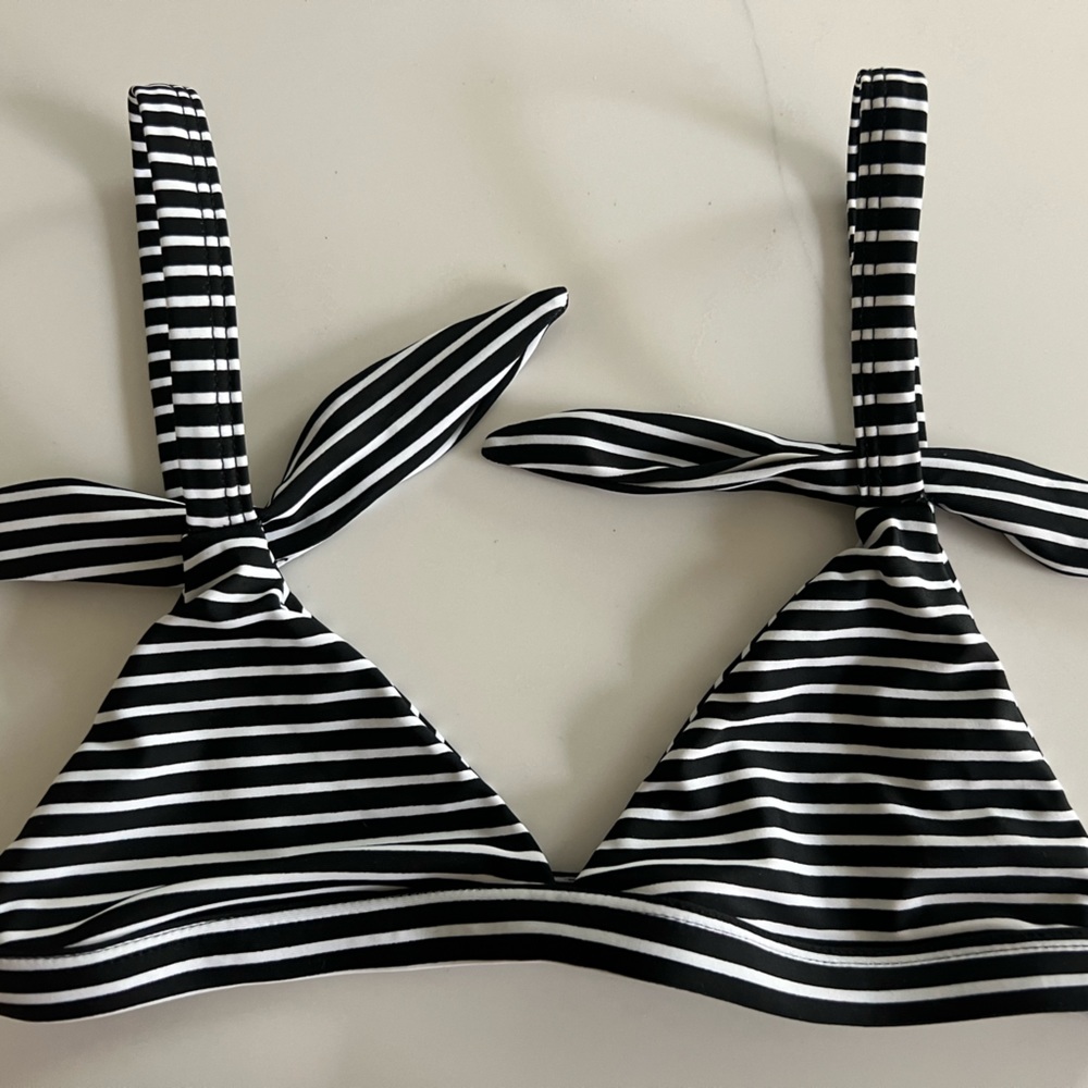 Mikoh Tri top in classic stripe, S
